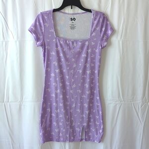 SO jersey knit butterfly dress